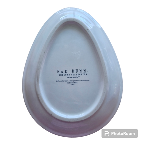 Rae Dunn "Happy Easter"  Serving Dish - Picture 2 of 5